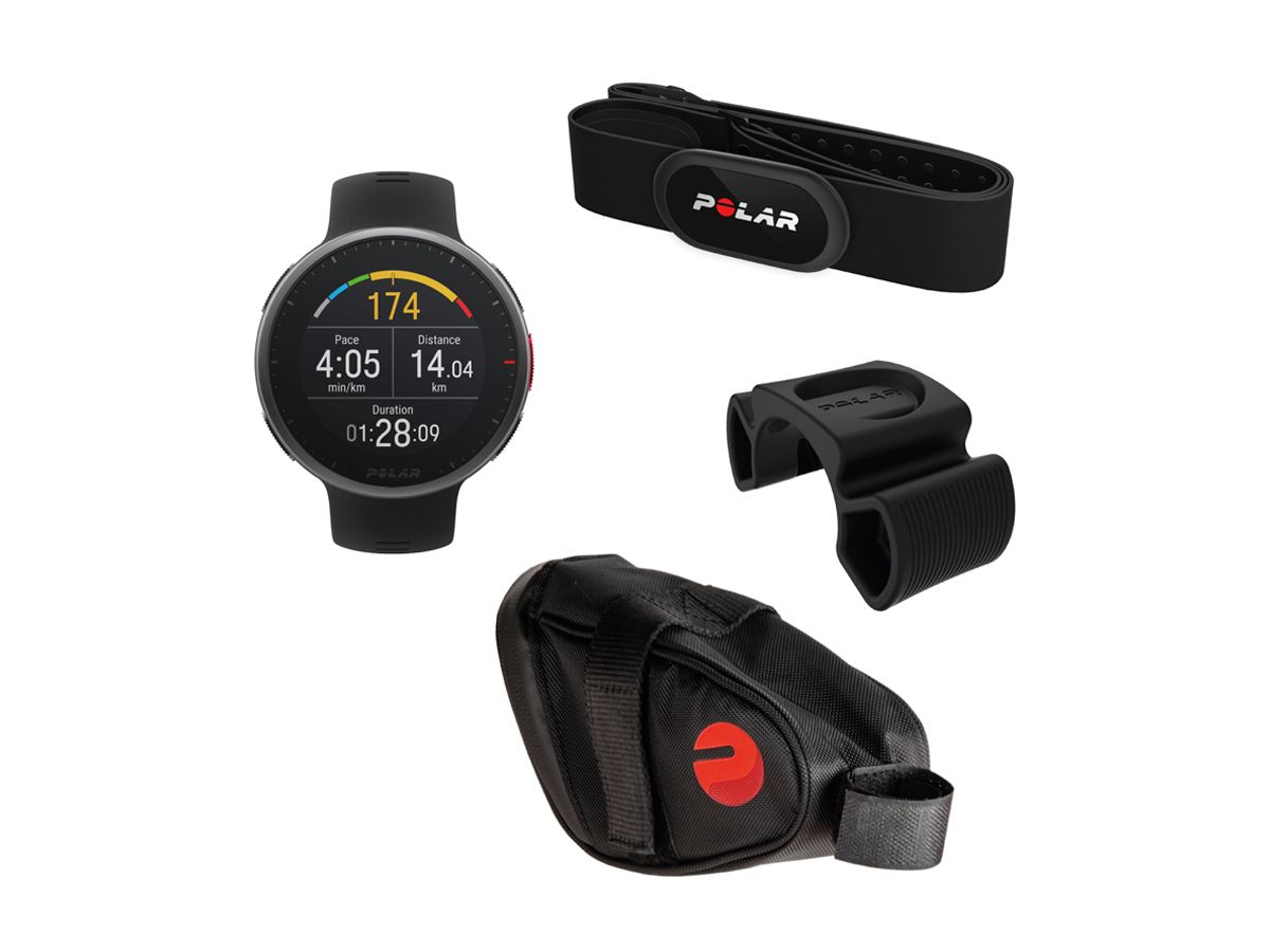 Reloj Polar Vantage V2 GPS Black M/L + Kit Ciclismo - Pulsómetros