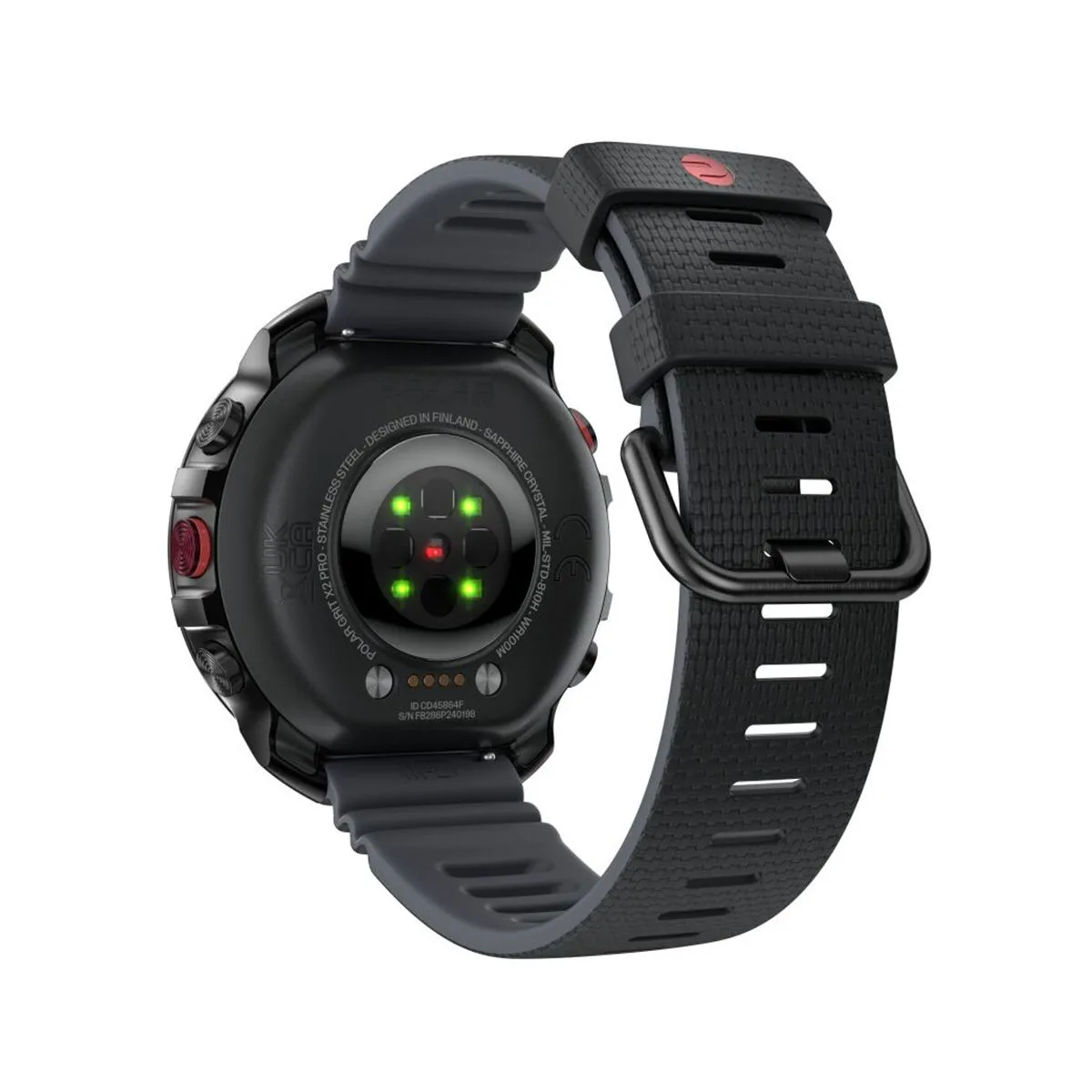 Reloj Polar Grit X2 Pro GPS Night Black + Banda Cardiaca H10