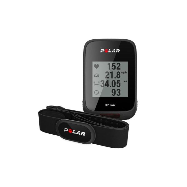 Ciclocomputador Polar M460 Con Banda Frecuencia Cardiaca H10 Black