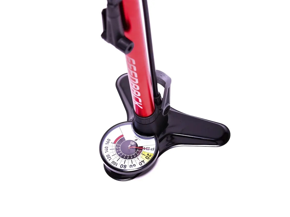 Inflador De Pie Feedback Sports Pneuma Cc 160psi