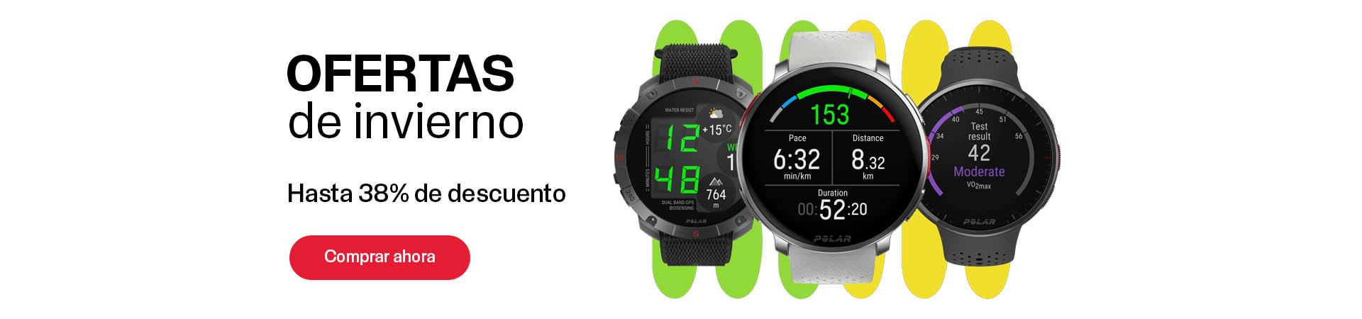 Ofertas de Invierno Polar — Hasta 38% de descuento